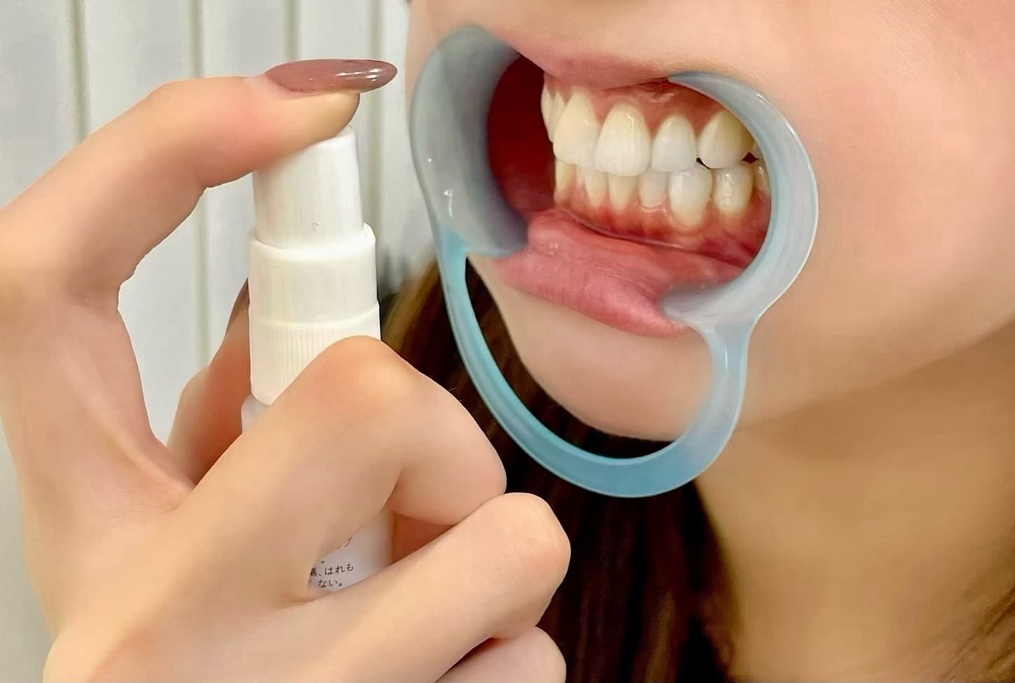 STEP4ホワイト溶液の塗布